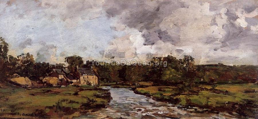 Riviere de l'hopital - 尤金·布丹